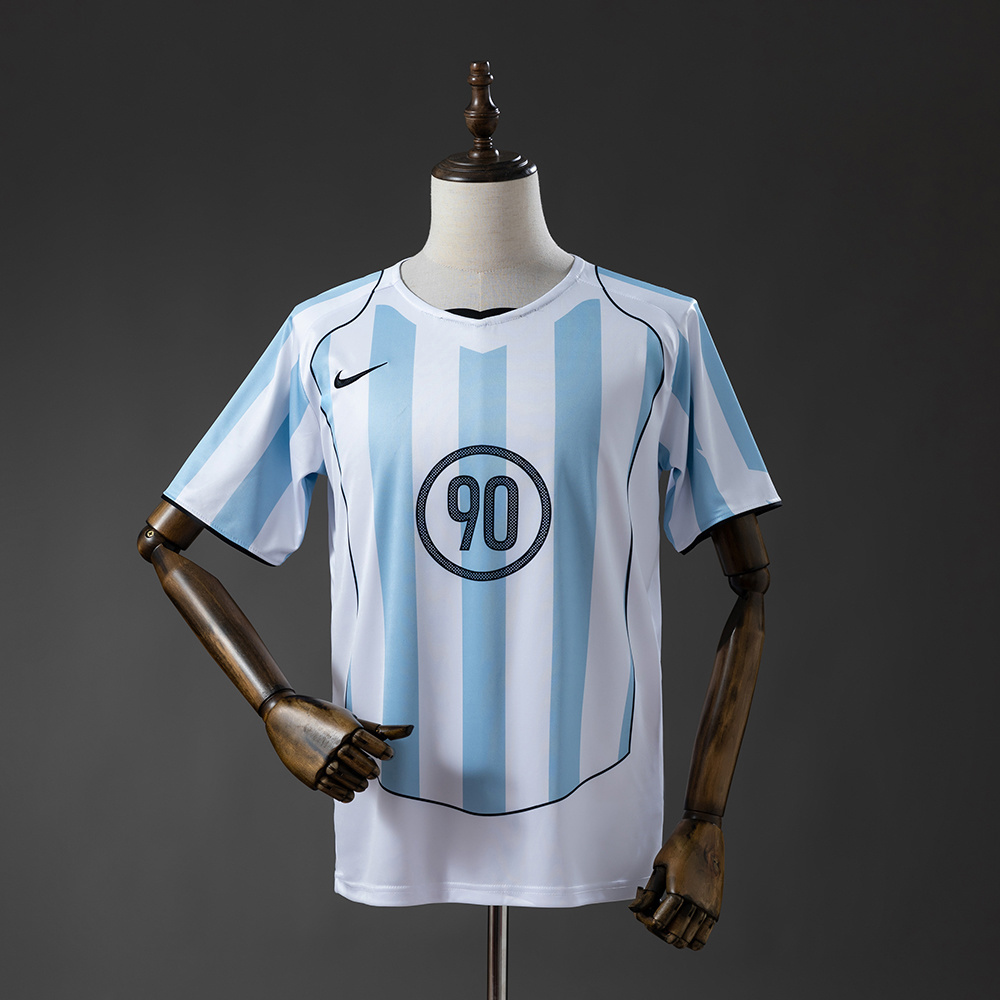 2025 T90 SeriesWhite and Blue Striped Jerseys S-4XL