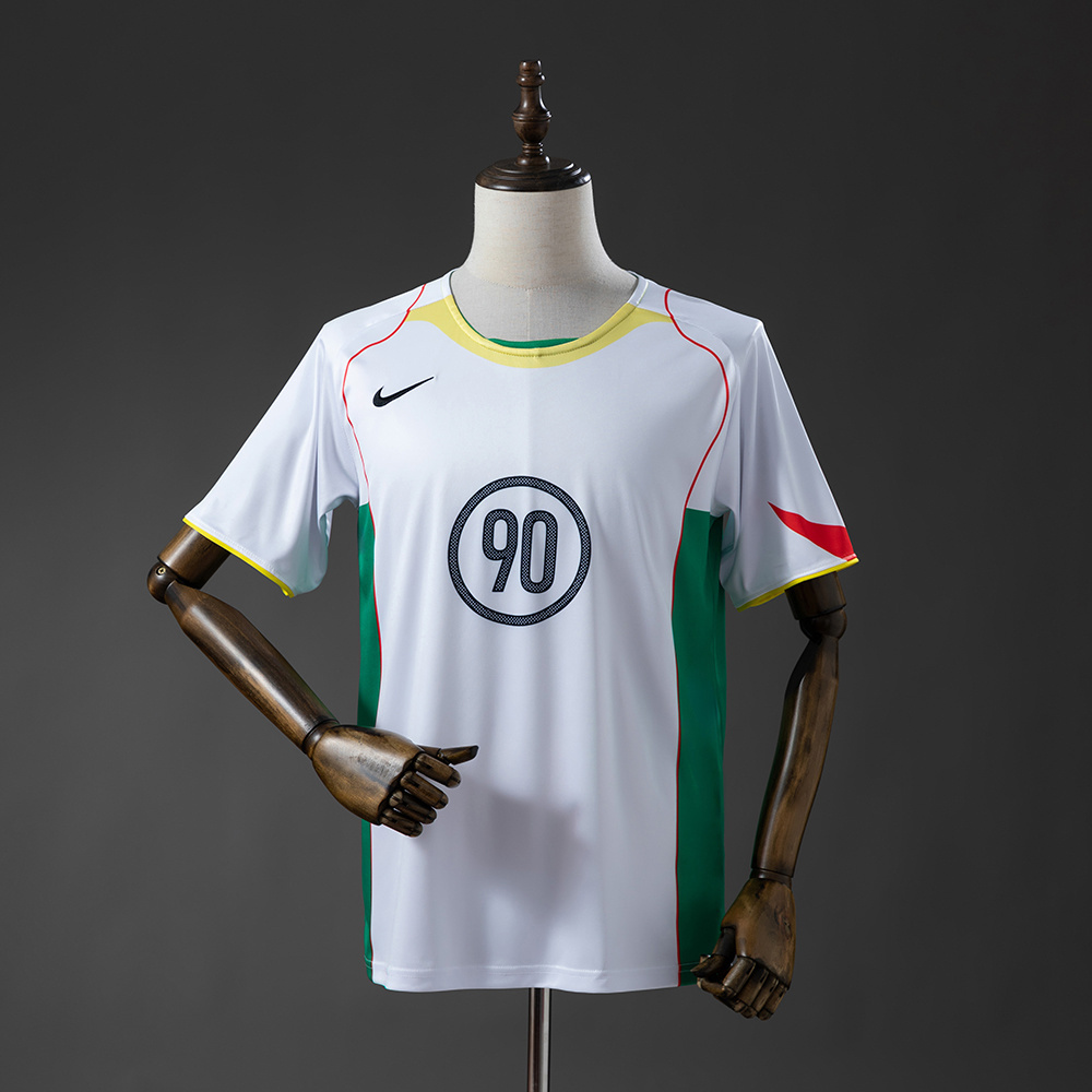 2025 T90 SeriesWhite with Green Trim Jerseys S-4XL