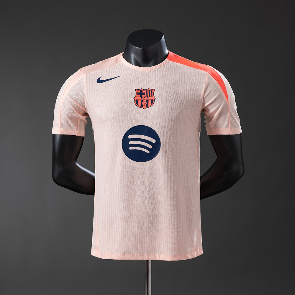 Barcelona 25-26 Pre-match training Player Version Jersey S-3XL