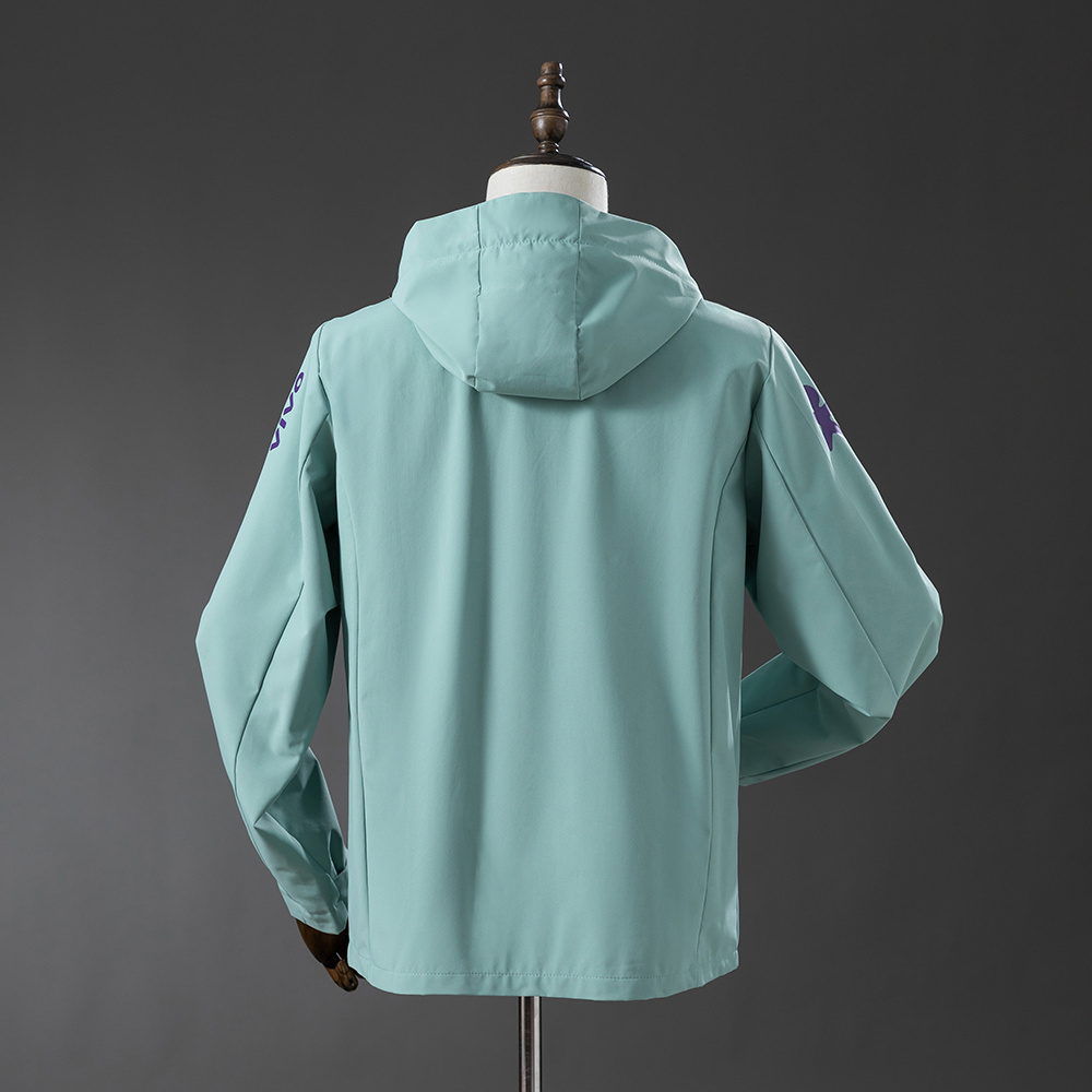 Brazil Windproof JacketLight Mint Green Sizes S-XXL