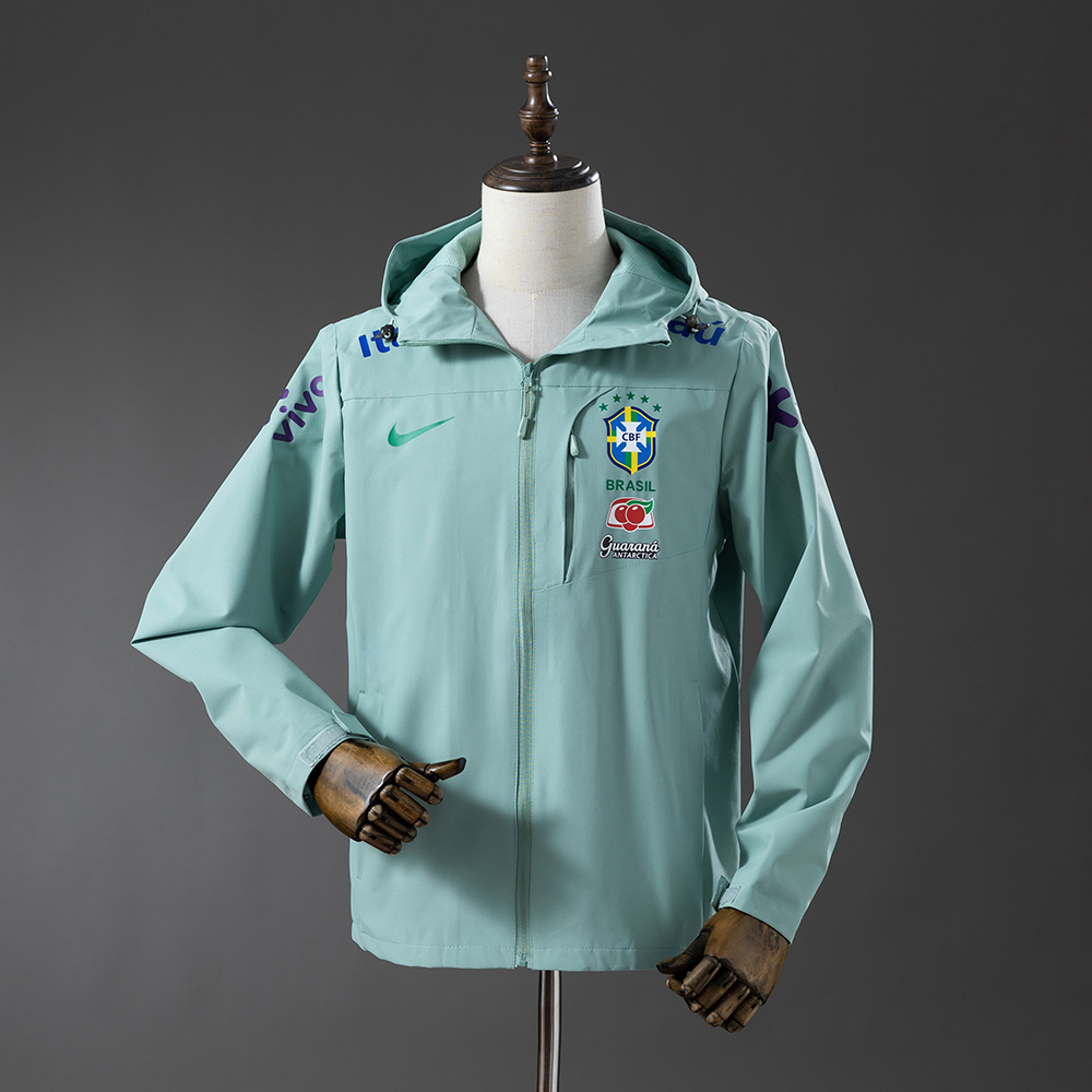 Brazil Windproof JacketLight Mint Green Sizes S-XXL