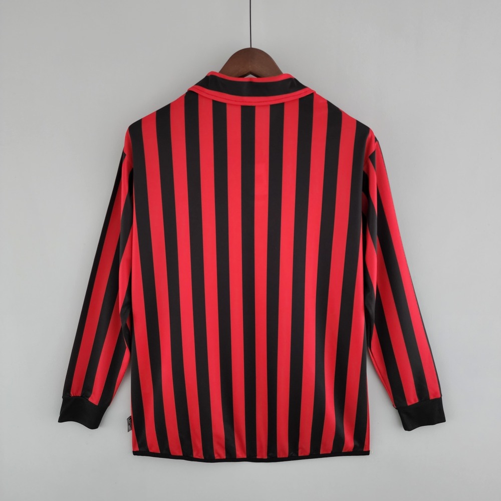 Retro Long Sleeve 99-00 AC Milan home S-XXL