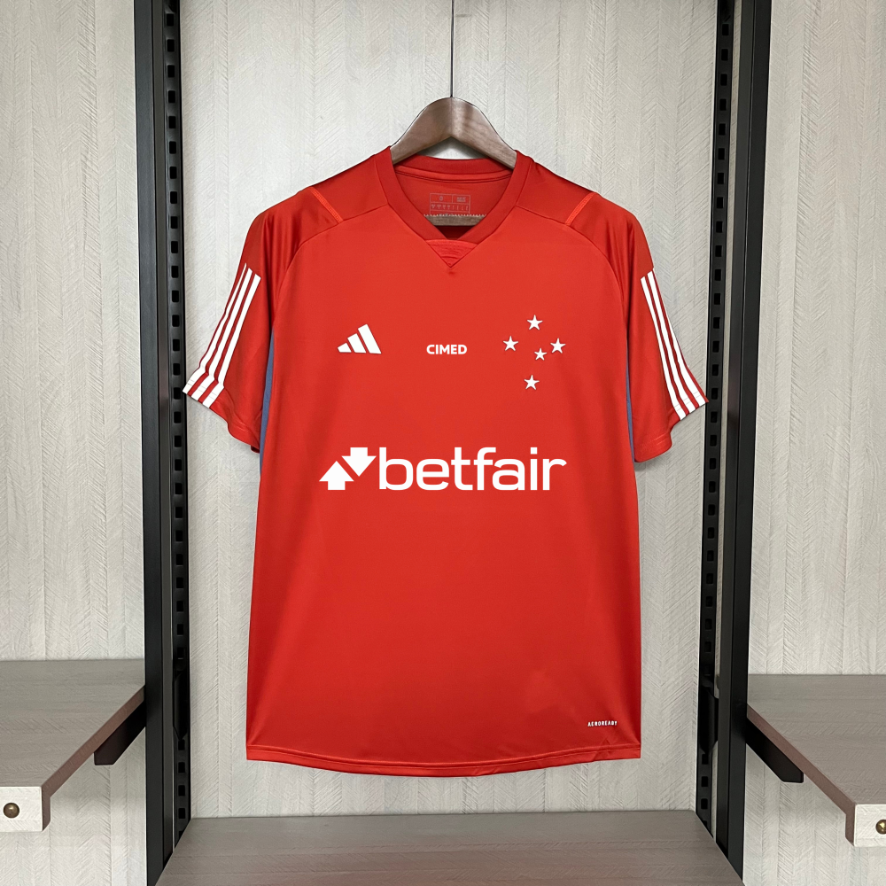 24/25 Cruzeiro Training Wear Red  All sponsors S-4XL