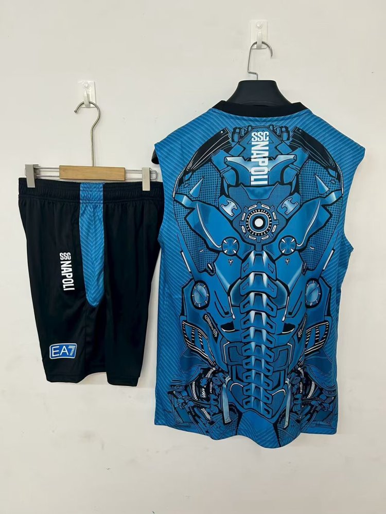 25-26 Napoli training jersey blue S-3XL