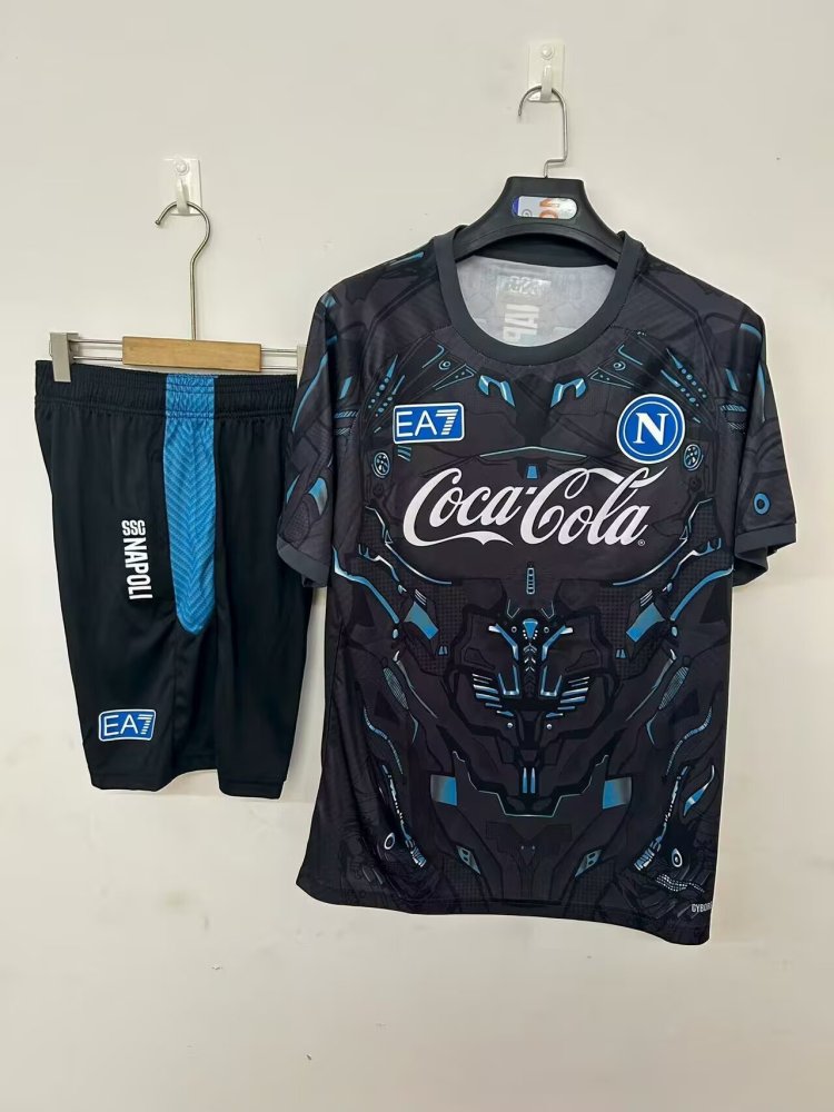 25-26 Napoli training jersey black S-3XL