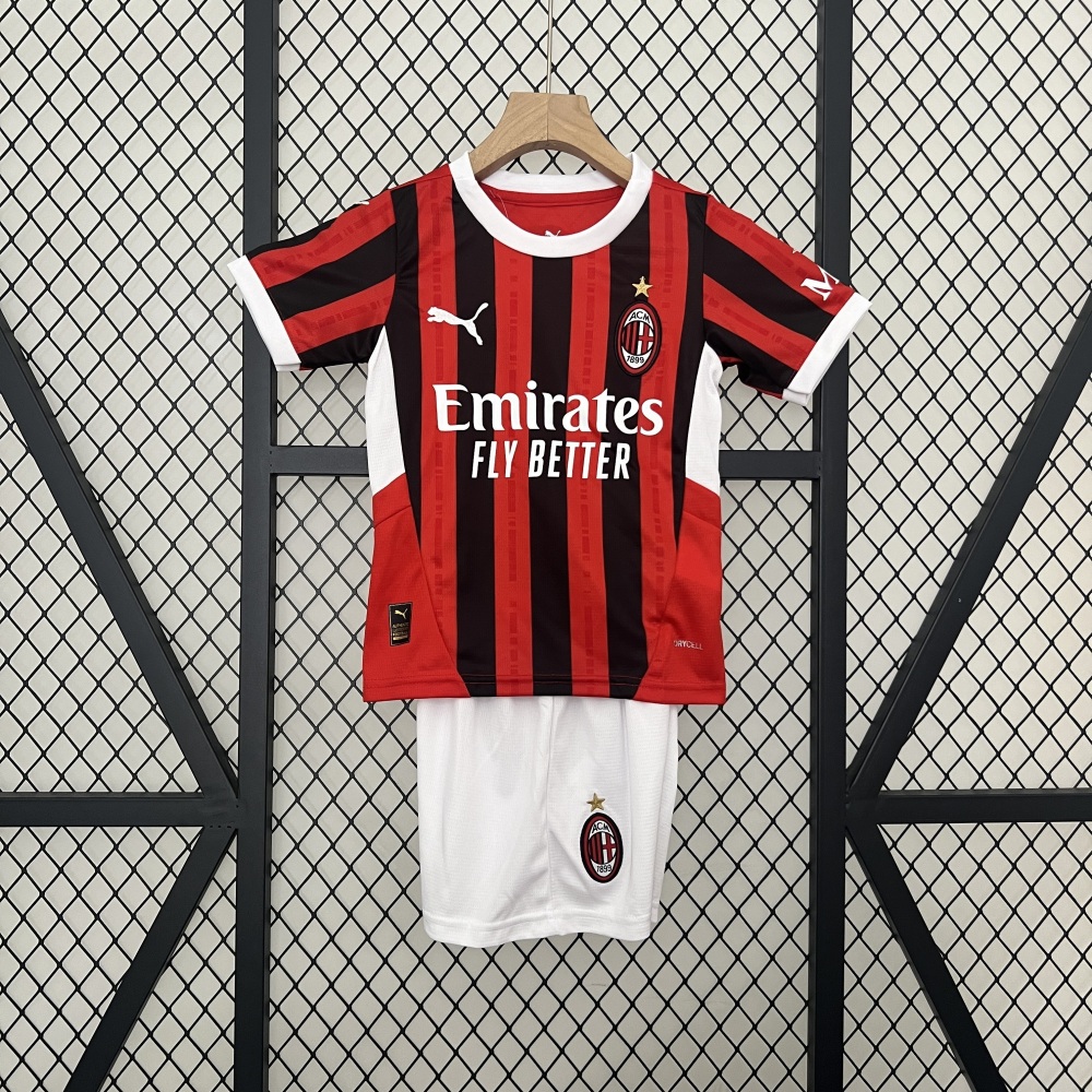 24-25 kids AC Milan home size 16-28