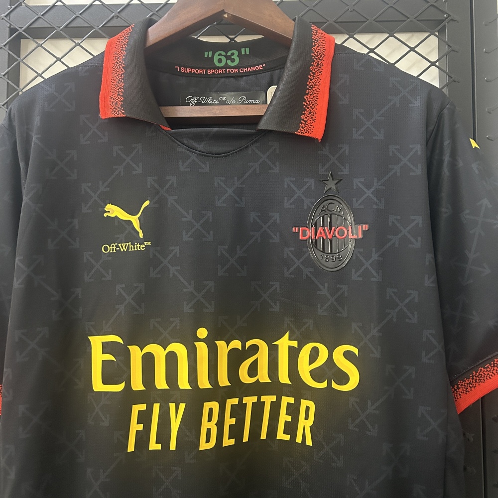 25-26 AC Milan Co-Branded Edition Jersey S-4XL