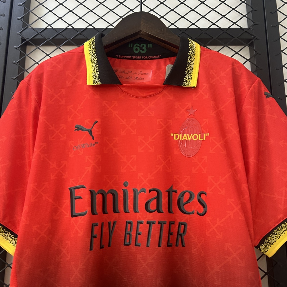 25-26 AC Milan  Co-Branded Edition Jersey S-4XL