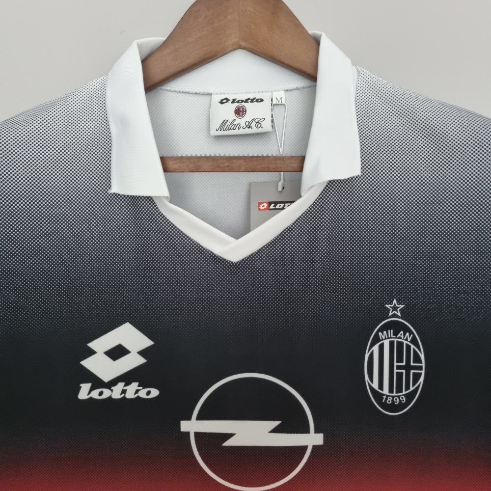 Retro AC Milan  95-96 Training Suit Black  White S-XXL