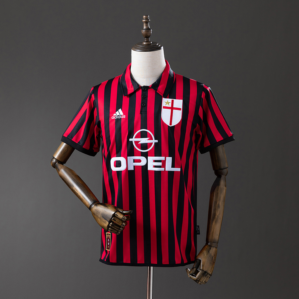 Retro 99-00 AC Milan home S-XXL