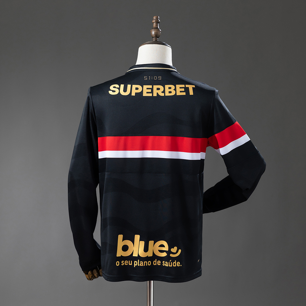 Sao Paulo 25-26 Third Away Long-Sleeve Jersey S-4XL