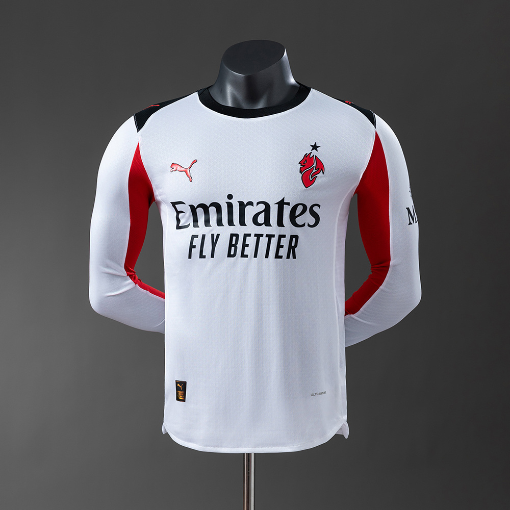 AC Milan 25-26 Away Player Version Long Sleeve Jersey S-3XL