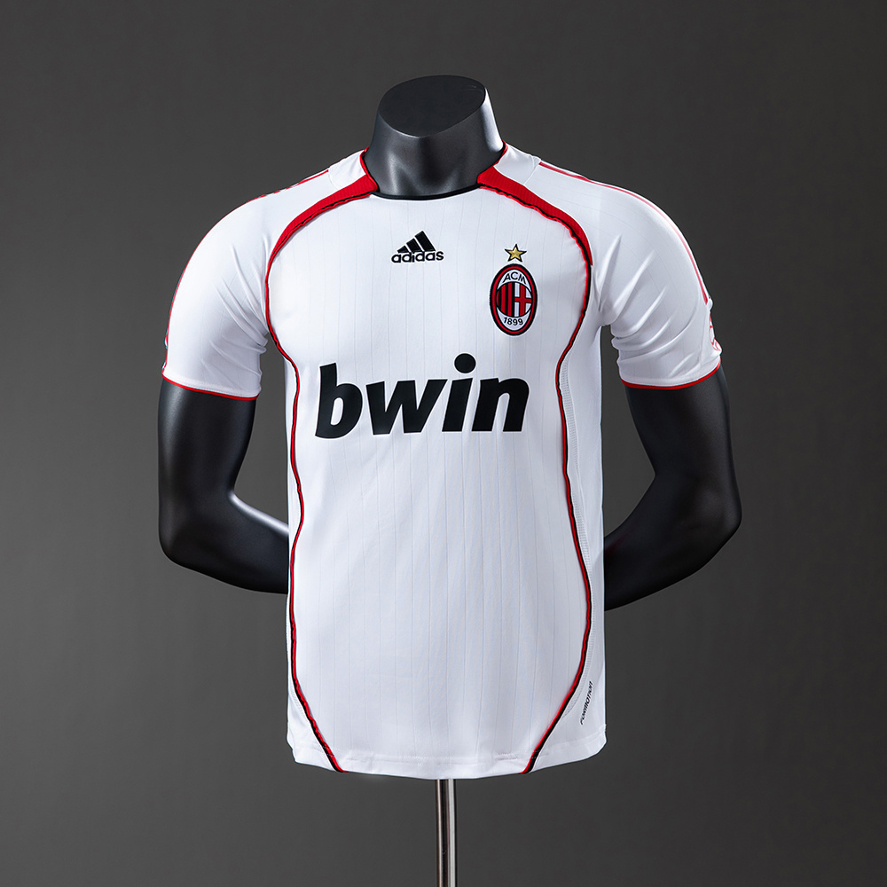 AC Milan 06-07 Away Player Version Retro Jersey S-3XL