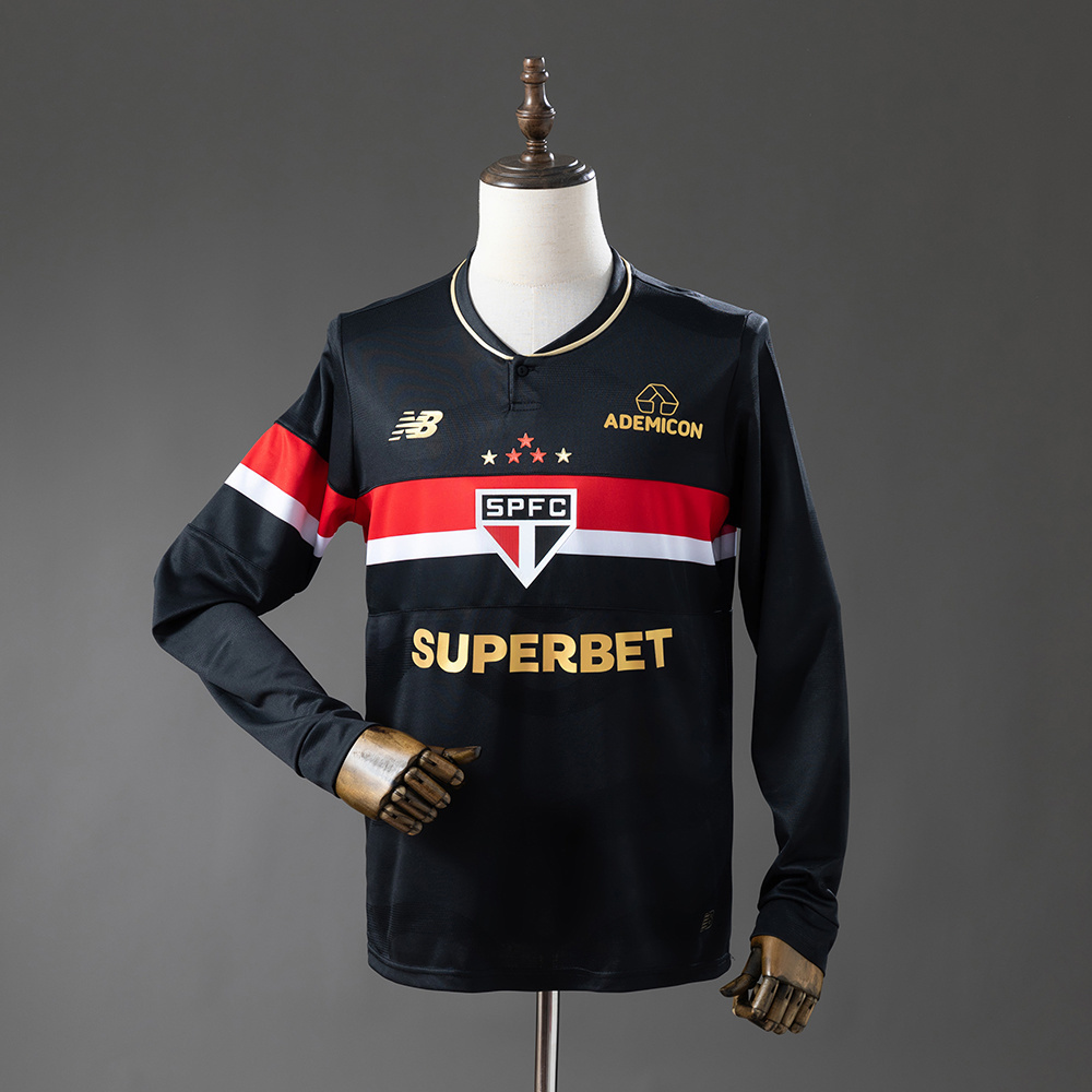 Sao Paulo 25-26 Third Away Long-Sleeve Jersey S-4XL