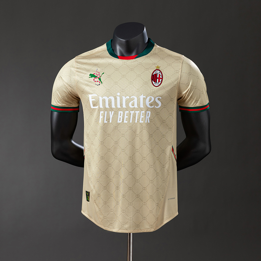 AC Milan 25-26 Co-branded Player Version Jersey S-3XL