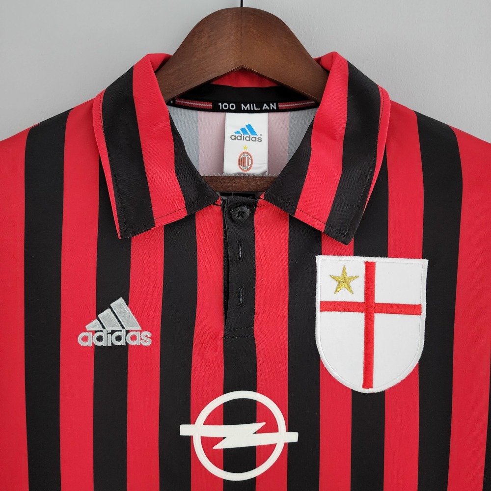 Retro Long Sleeve 99-00 AC Milan home S-XXL