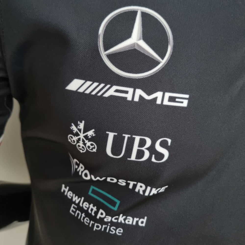2022 F1 Formula One;  Mercedes Benz #63 Polo Black s-5xl