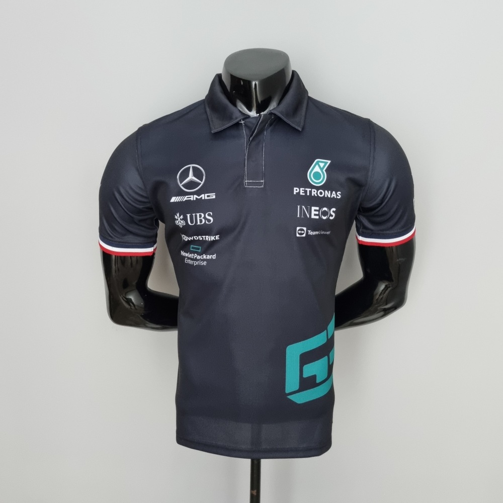 2022 F1 Formula One;  Mercedes Benz #63 Polo Black s-5xl