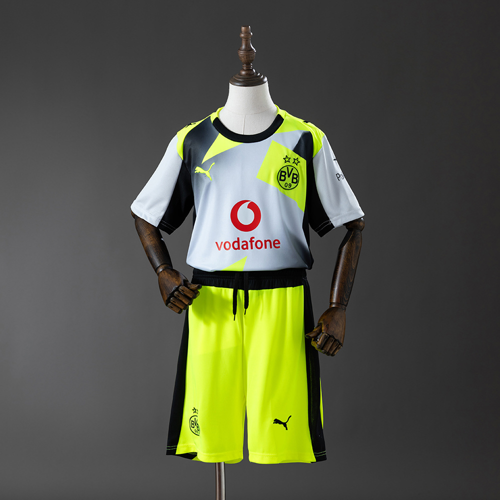 Borussia Dortmund 25-26 Away Kids Kit Jersey SIZE 16-28