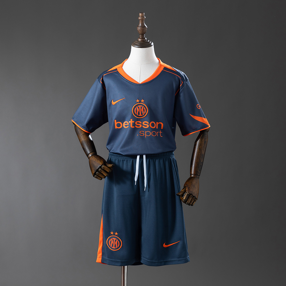 Inter Milan 25-26 Third Away Kids Kit Jersey SIZE 16-28