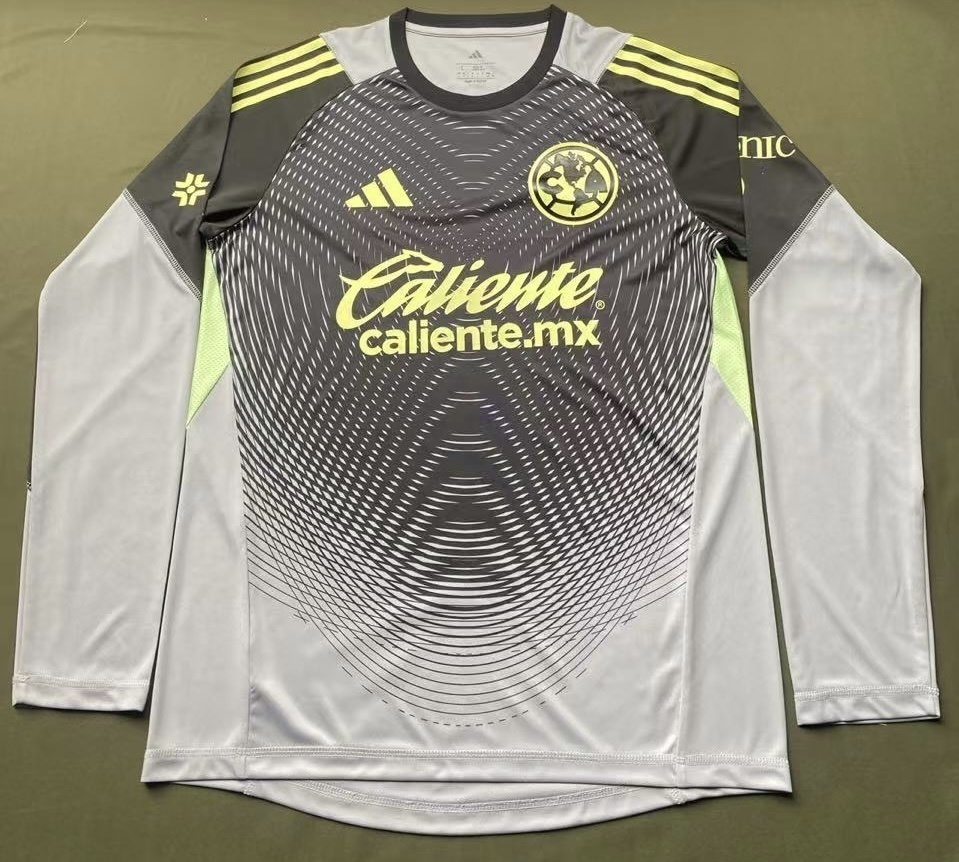2526 Grey America Goalkeeper Player Long Sleeve S-4XL
