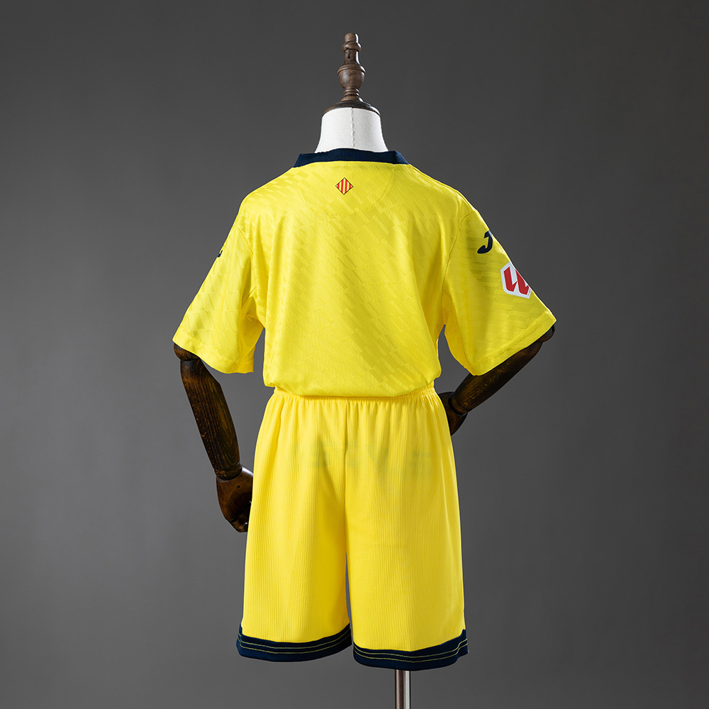 Villarreal 25-26 Home Kids Kit Jersey Size 16-28