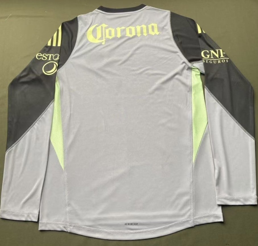 2526 Grey America Goalkeeper Player Long Sleeve S-4XL