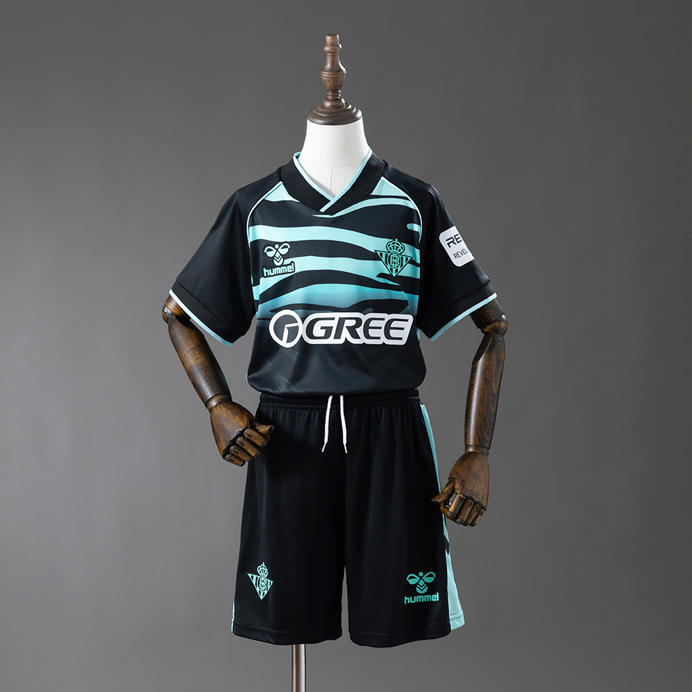 Real Betis 25-26 Third Away Kids Kit Jersey SIZE 16-28