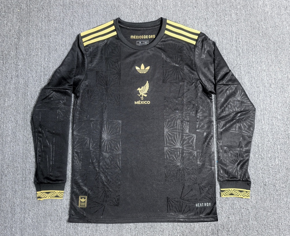 Long-sleeved Mexican Golden Cup Special Edition Sizes S-3XL