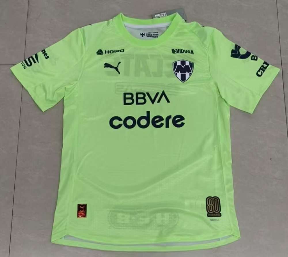 2526 Monterrey Goalkeeper Green Player S-4XL