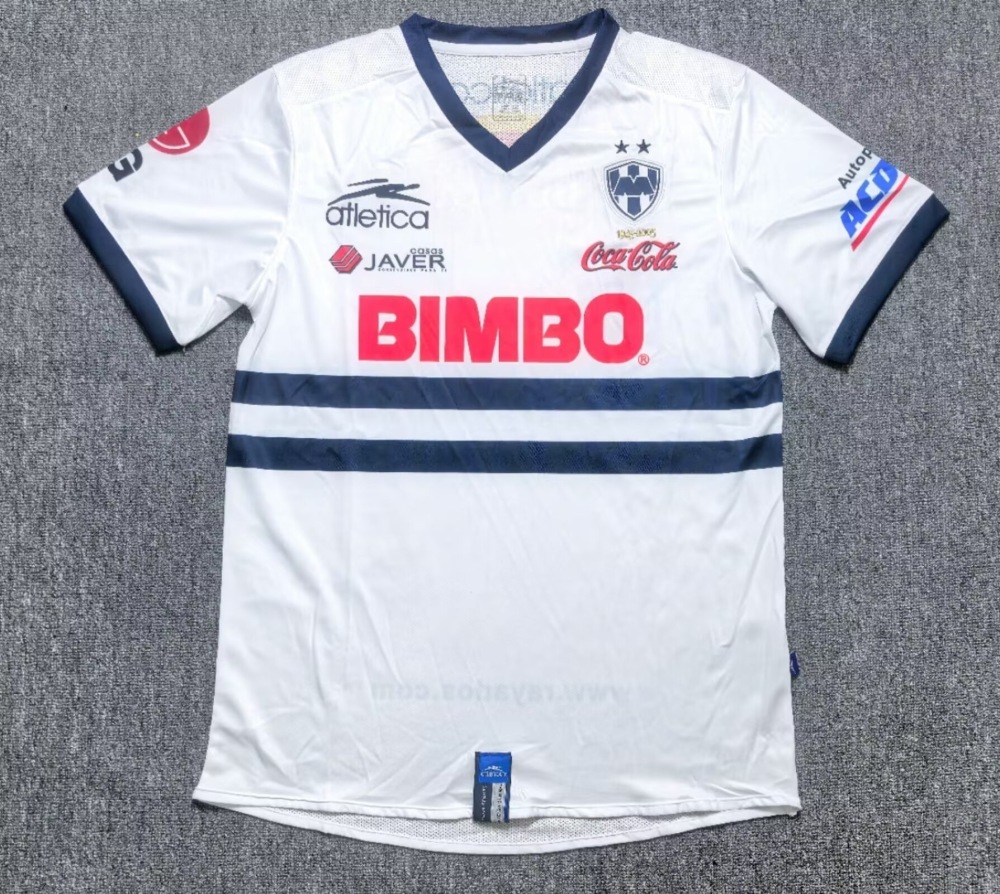 0506 Monterrey Away Match, White, Retro, S-2XL