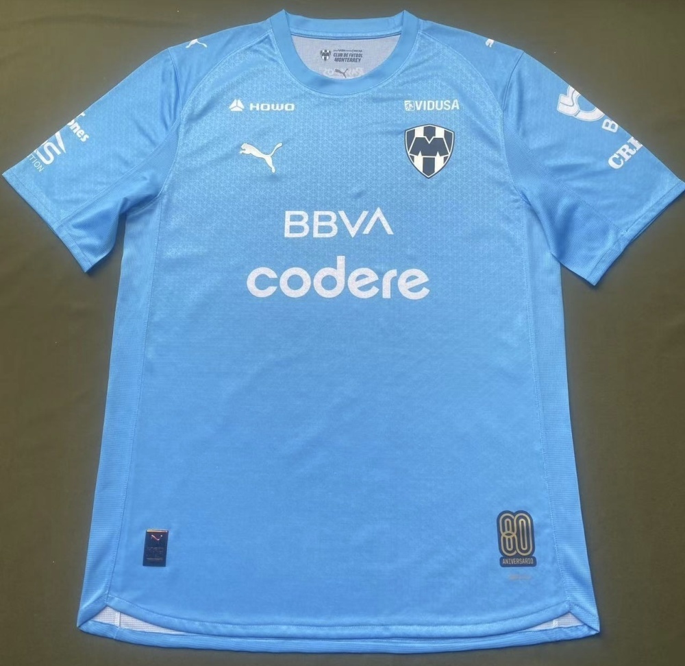 2526 Monterrey Goalkeeper Lake Blue Player S-4XL