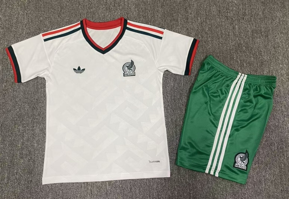 2526 Mexico Away Match Children&x27;s Clothing 16-28
