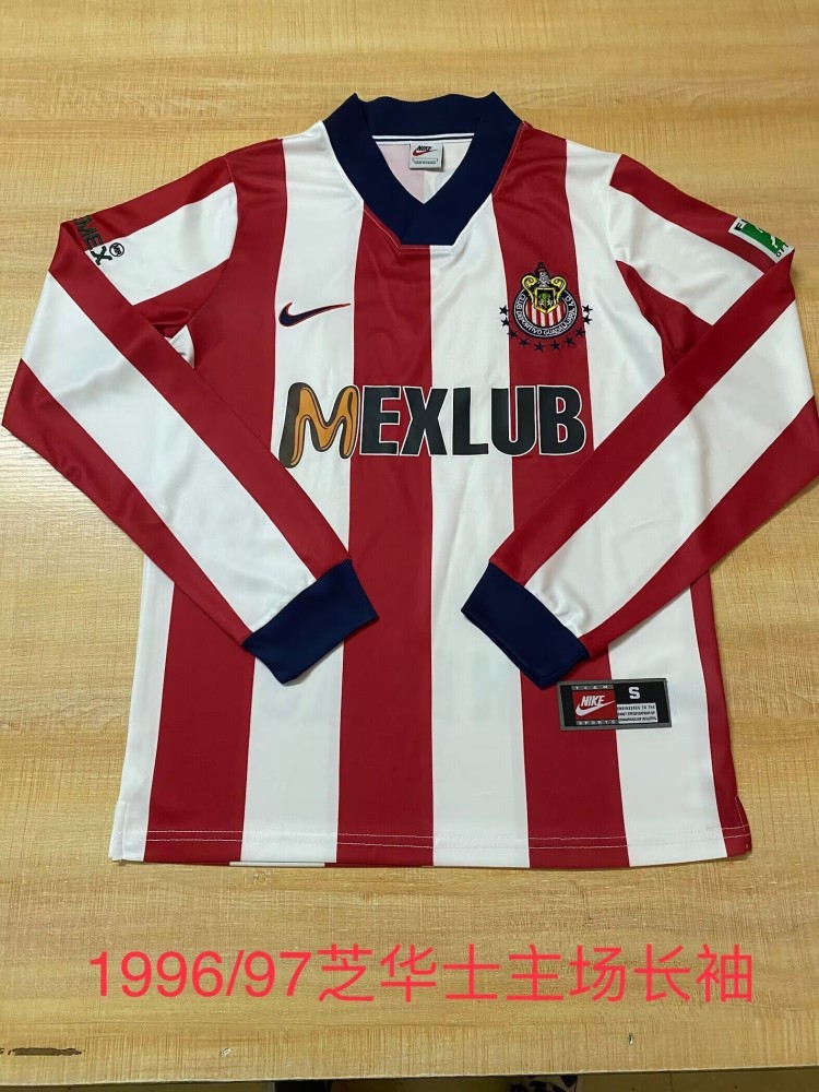 1996-97 Chivas Home Long Sleeves