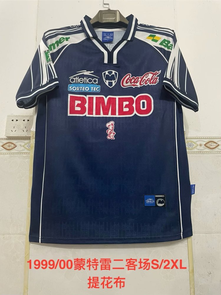 1999-00 Monterrey II Away Match S-2XL