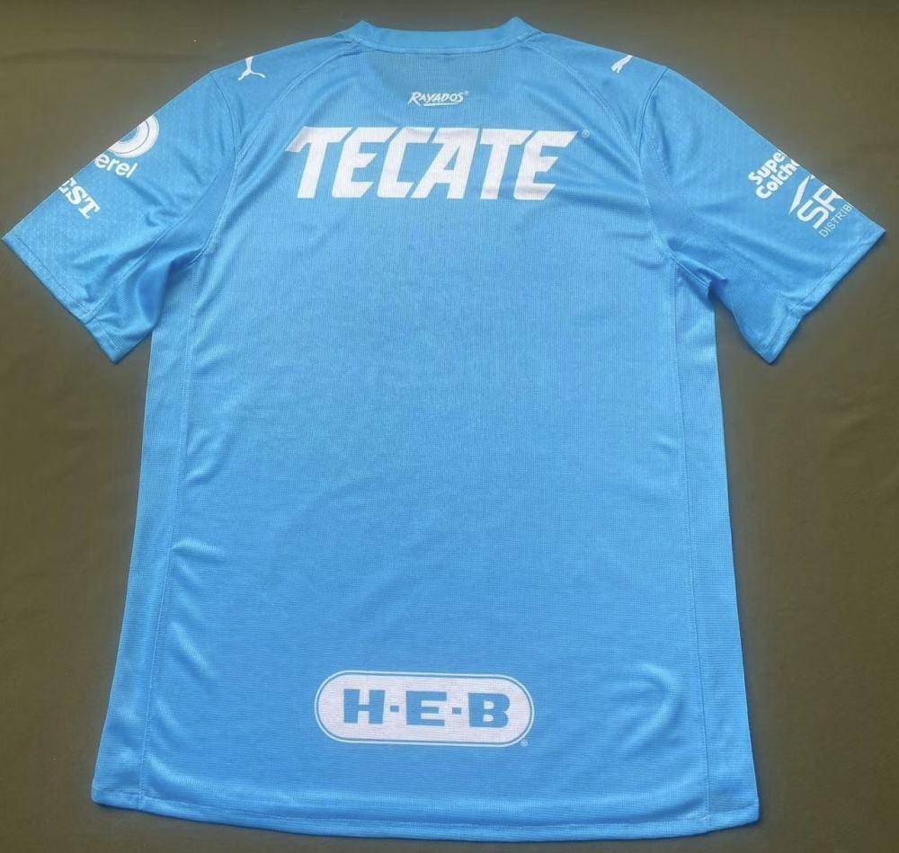 2526 Monterrey Goalkeeper Lake Blue Player S-4XL