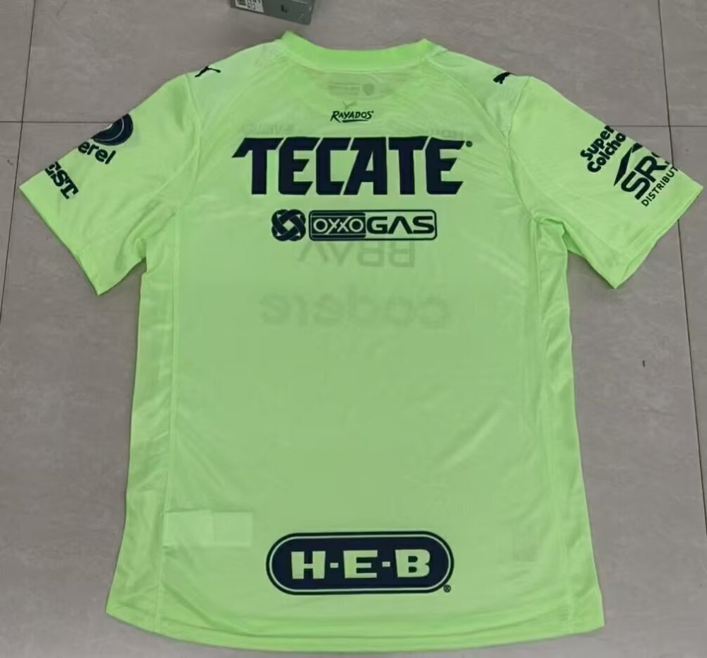 2526 Monterrey Goalkeeper Green Player S-4XL