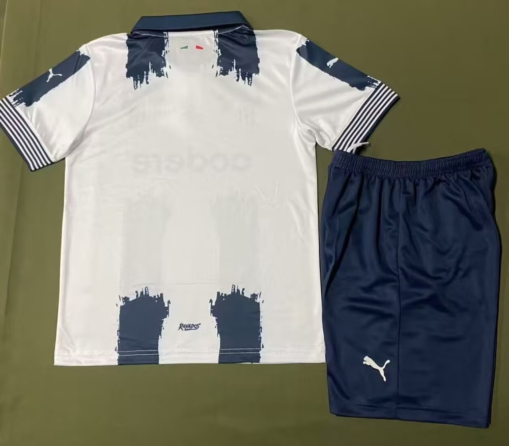 2526 Monterrey Club World Cup Away Match White Children&x27;s Clothing