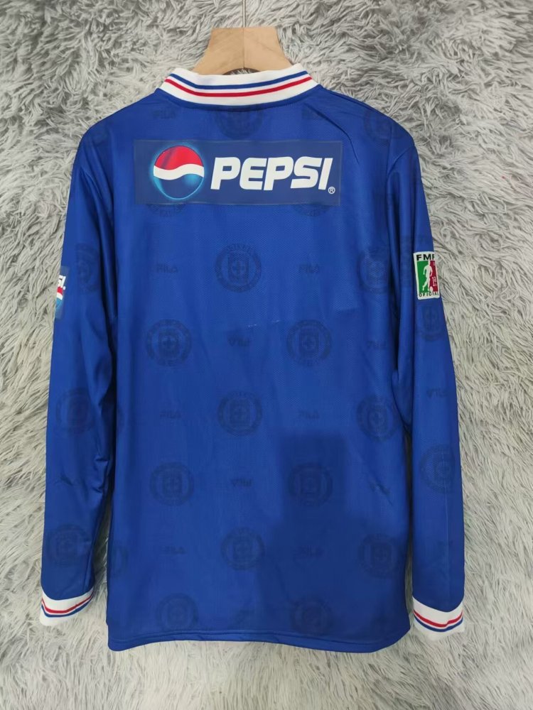 98-99 Blue Cross Long-Sleeve Home S-2XL