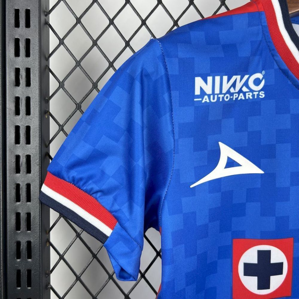 Cruz Azul 2025-26 Home Kids Kit