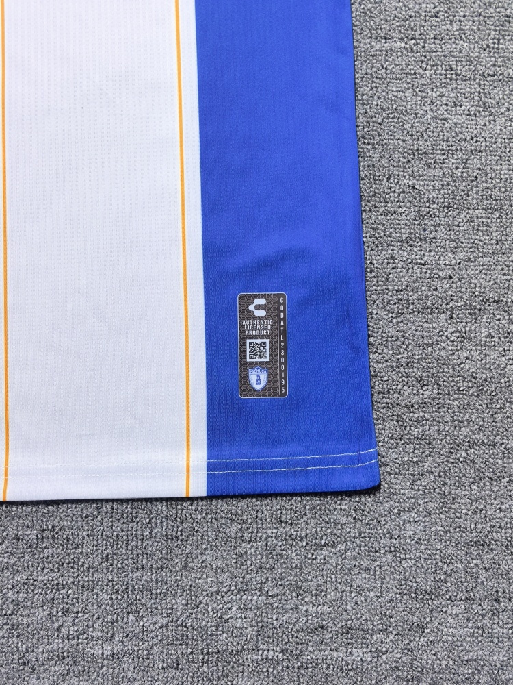 2525 Pachuca Home Team Sizes S~3XL