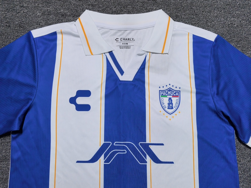 2525 Pachuca Home Team Sizes S~3XL