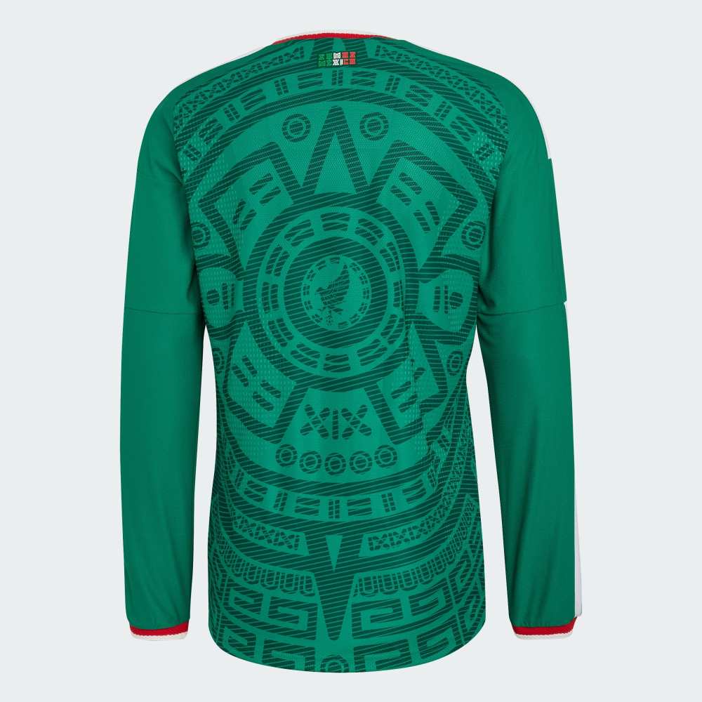 2526 Mexico Home Stadium Player Long-Sleeve T-Shirt S-4XL