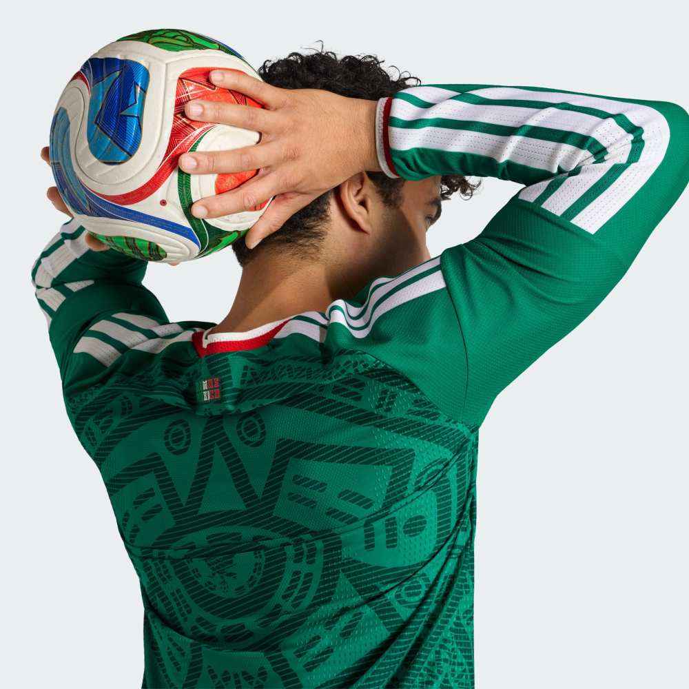 2526 Mexico Home Stadium Player Long-Sleeve T-Shirt S-4XL