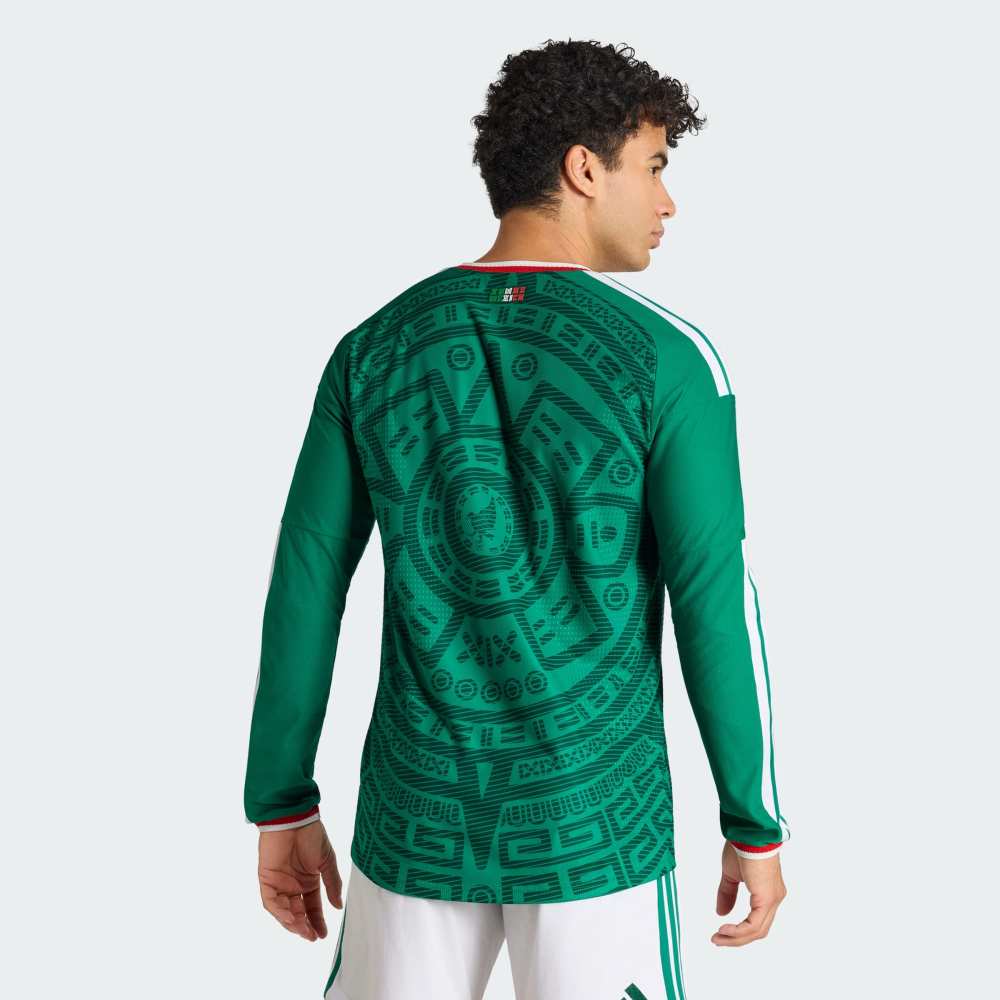2526 Mexico Home Stadium Player Long-Sleeve T-Shirt S-4XL