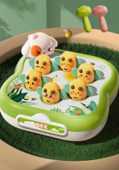 Ponyobaby Baby Mole Hammer Whack Toy Kids Cute Animal Hand Percussion Sound Educational Sensory Develop Toys for 3 Year Children Gifts