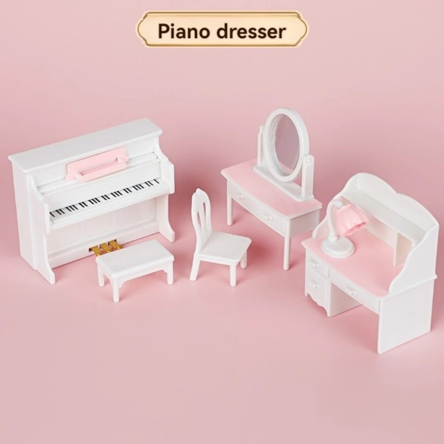 Ponyobaby Children's simulated play house mini toy model ornaments