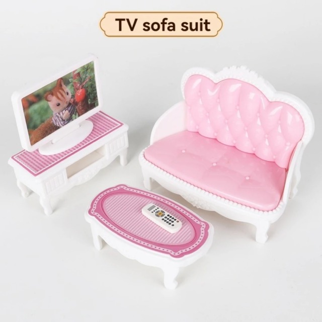 Ponyobaby Children's simulated play house mini toy model ornaments