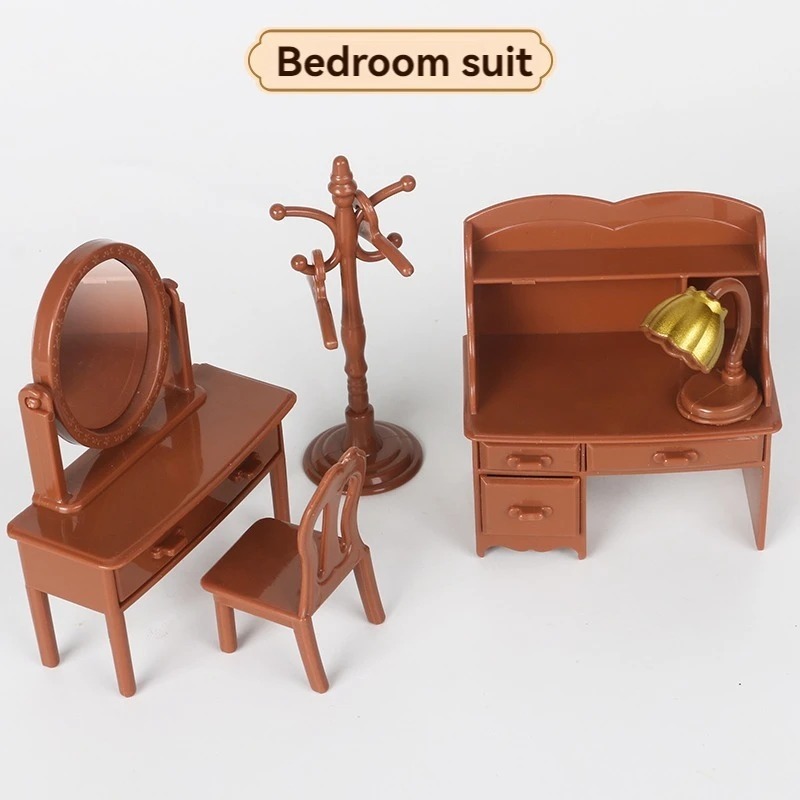 Ponyobaby Children's simulated play house mini toy model ornaments