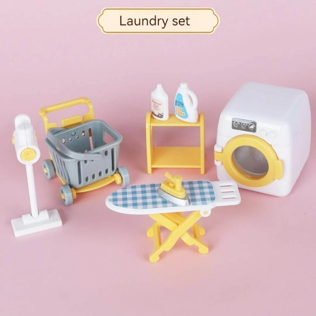 Ponyobaby Children's simulated play house mini toy model ornaments